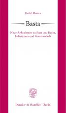 Cover-Bild Basta.