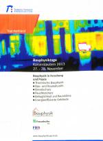 Cover-Bild Bauphysiktage Kaiserslautern 2013