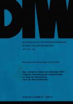 Cover-Bild Bauwirtschaft im Gebiet der ehemaligen DDR -
