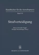 Cover-Bild Bd. VII: Strafverteidigung