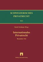 Cover-Bild Bd.XI/2: Internationales Privatrecht