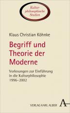 Cover-Bild Begriff und Theorie der Moderne