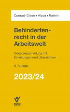 Cover-Bild Behindertenrecht in der Arbeitswelt 2023/2024