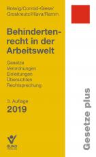 Cover-Bild Behindertenrecht in der Arbeitswelt