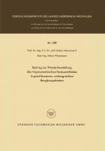 Cover-Bild Beitrag zur Wiederherstellung des trigonometrischen Festpunktfeldes in geschlossenen, umfangreichen Bergbaugebieten