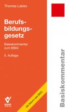 Cover-Bild Berufsbildungsgesetz