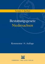 Cover-Bild Bestattungsgesetz Niedersachsen