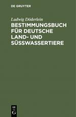Cover-Bild Bestimmungsbuch für deutsche Land- und Süßwassertiere