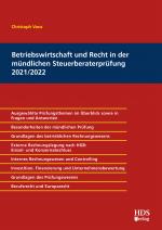 Cover-Bild Betriebswirtschaft und Recht in der mündlichen Steuerberaterprüfung 2021/2022