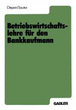 Cover-Bild Betriebswirtschaftslehre für den Bankkaufmann