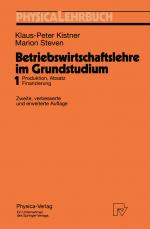 Cover-Bild Betriebswirtschaftslehre im Grundstudium