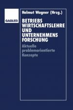 Cover-Bild Betriebswirtschaftslehre und Unternehmensforschung