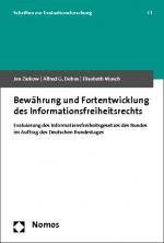 Cover-Bild Bewährung und Fortentwicklung des Informationsfreiheitsrechts