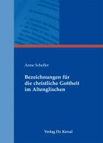 Cover-Bild Bezeichnungen für die christliche Gottheit im Altenglischen