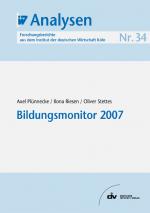 Cover-Bild Bildungsmonitor 2007