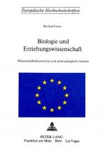 Cover-Bild Biologie und Erziehungswissenschaft