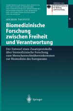 Cover-Bild Biomedizinische Forschung zwischen Freiheit und Verantwortung