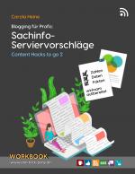 Cover-Bild Blogging für Profis: Sachinfo-Serviervorschläge - Content Hacks to go 2