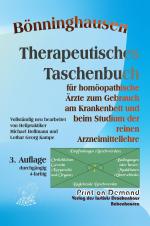 Cover-Bild Bönninghausen -- Therapeutisches Taschenbuch