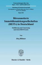Cover-Bild Börsennotierte Immobilienaktiengesellschaften (REITs) in Deutschland.