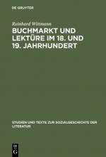 Cover-Bild Buchmarkt und Lektüre im 18. und 19. Jahrhundert