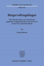 Cover-Bild Bürgervollzugsklagen.