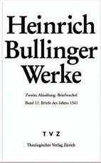 Cover-Bild Bullinger, Heinrich: Werke