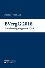 Cover-Bild BVergG 2018
