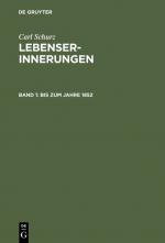 Cover-Bild Carl Schurz: Lebenserinnerungen / Bis zum Jahre 1852