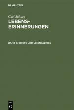 Cover-Bild Carl Schurz: Lebenserinnerungen / Briefe und Lebensabriß