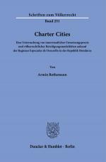 Cover-Bild Charter Cities.