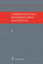 Cover-Bild Commentationes Historiae Iuris Helveticae