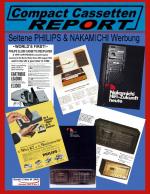 Cover-Bild COMPACT CASSETTEN RECORDER REPORT - Seltene PHILIPS & NAKAMICHI Werbung