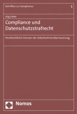 Cover-Bild Compliance und Datenschutzstrafrecht