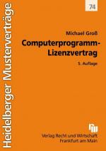 Cover-Bild Computerprogramm-Lizenzvertrag