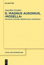 Cover-Bild D. Magnus Ausonius, "Mosella"