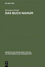 Cover-Bild Das Buch Nahum