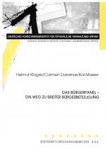 Cover-Bild Das Bürgerpanel - Ein Weg zu breiter Bürgerbeteiligung