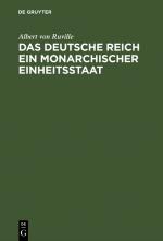 Cover-Bild Das Deutsche Reich ein monarchischer Einheitsstaat