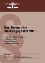 Cover-Bild Das Ehrenamtsstärkungsgesetz 2013