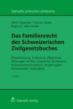 Cover-Bild Das Familienrecht des Schweizerischen Zivilgesetzbuches