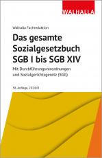 Cover-Bild Das gesamte Sozialgesetzbuch SGB I bis SGB XIV