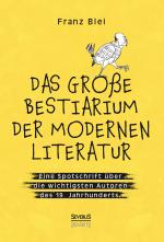 Cover-Bild Das große Bestiarium der modernen Literatur