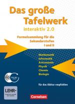 Cover-Bild Das große Tafelwerk interaktiv 2.0 - Formelsammlung für die Sekundarstufen I und II - Allgemeine Ausgabe (außer Niedersachsen und Bayern)