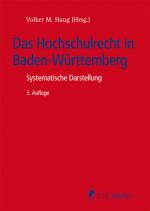 Cover-Bild Das Hochschulrecht in Baden-Württemberg