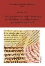 Cover-Bild Das Indoiranische und Griechische im Verhältnis zum Slawischen – grammatischer Abriß