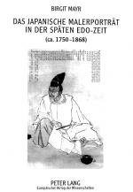 Cover-Bild Das japanische Malerporträt in der späten Edo-Zeit (ca. 1750-1868)