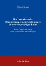 Cover-Bild Das Lernwissen der Bildungsmanagement-Studiengänge im deutschsprachigen Raum