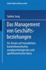 Cover-Bild Das Management von Geschäftsbeziehungen