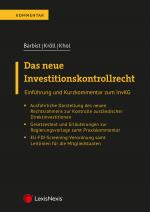 Cover-Bild Das neue Investitionskontrollrecht